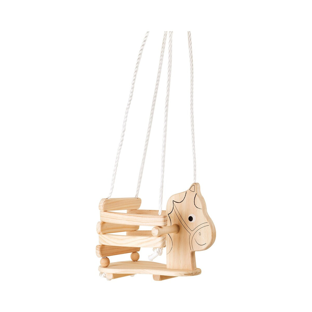 Hestehuske i tre fra 18 mnd 45x29x30 cm small foot forfra