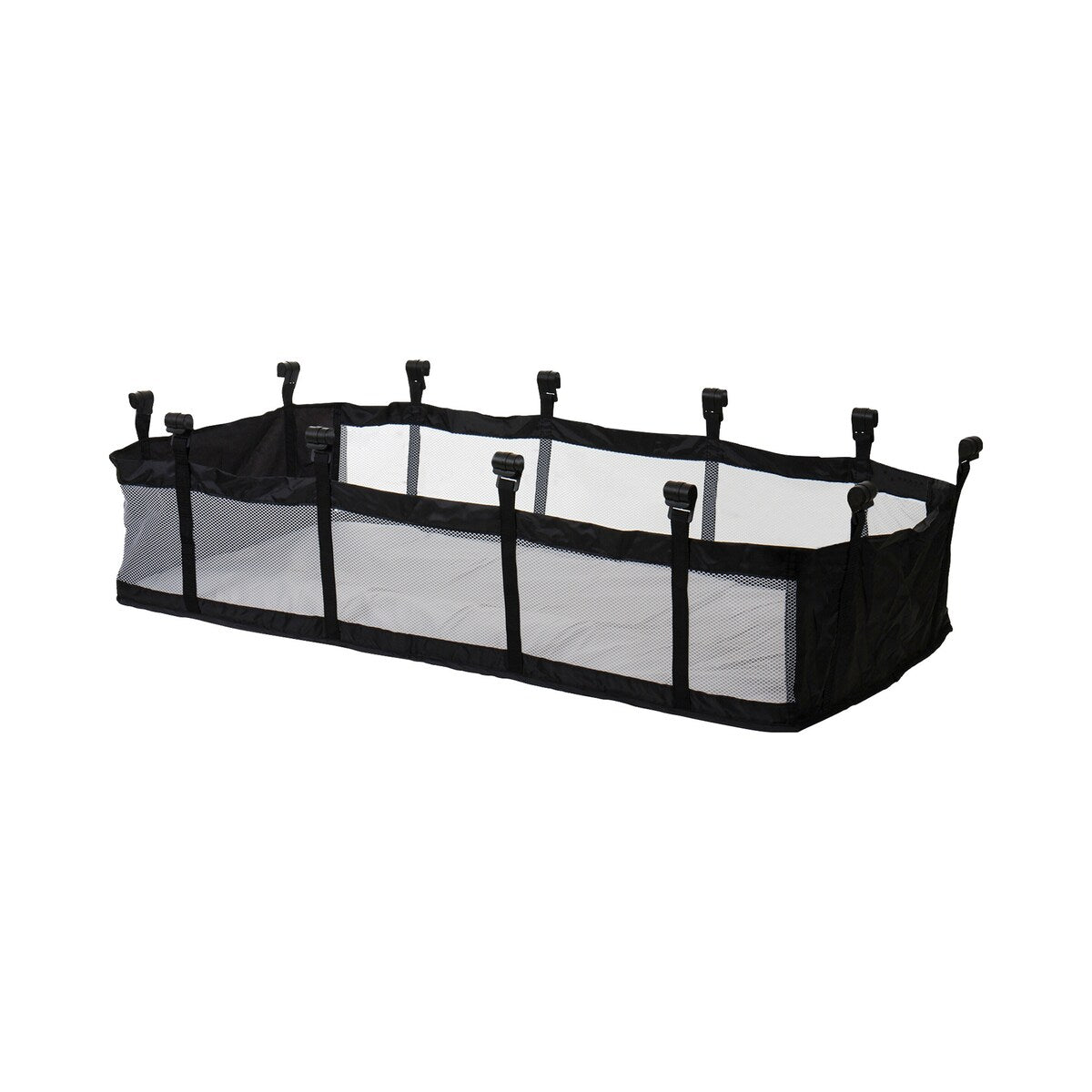Hevet liggeflate for reiseseng 120 x 60 cm fra fødsel bakside