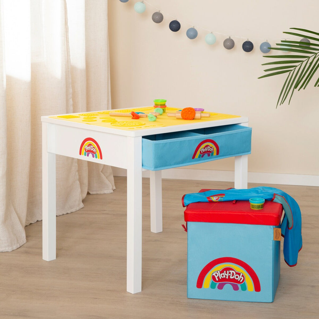 Hobbybord for barn roba x Play-Doh FSC-tre bakside