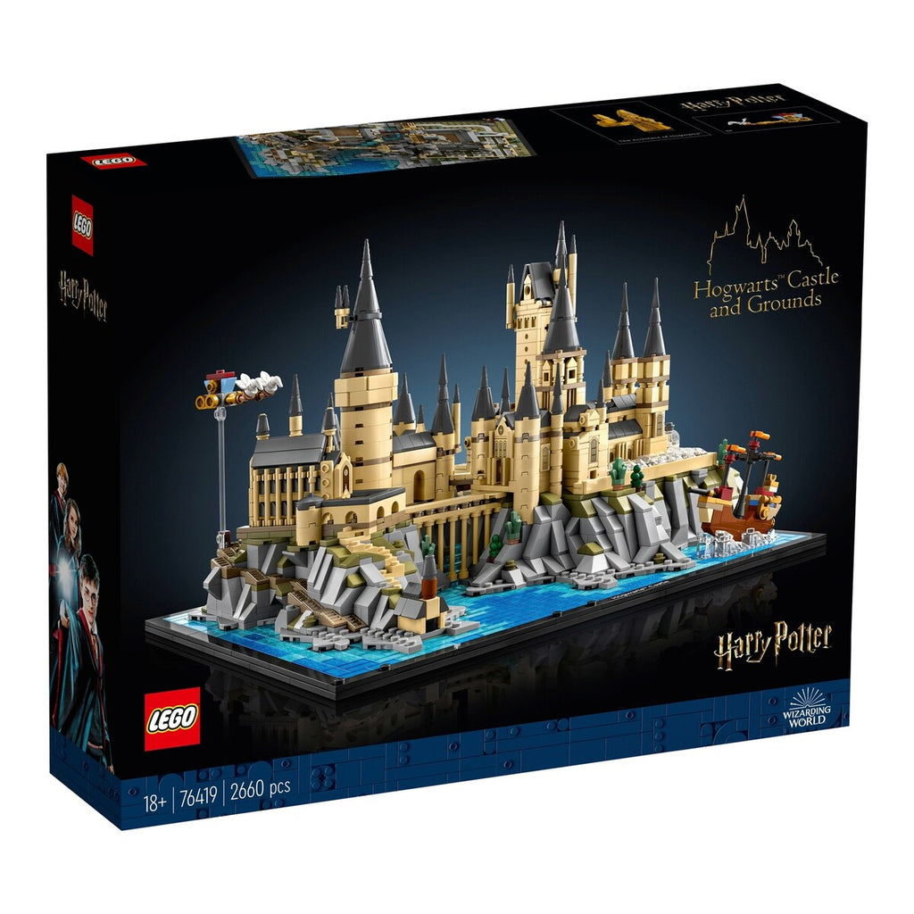 Hogwarts™ slott med slottsområde 76419 forfra