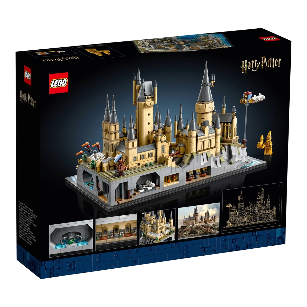 Oversikt over Hogwarts™ slott med slottsområde 76419