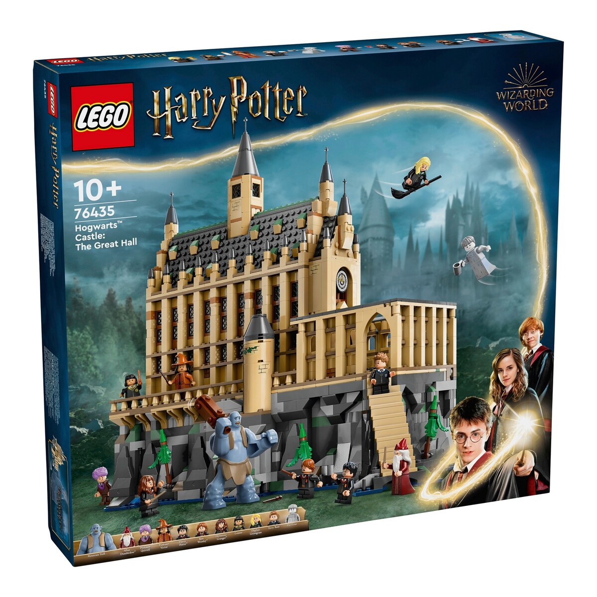 Hogwarts™ Storsalen 76435 byggesett forfra