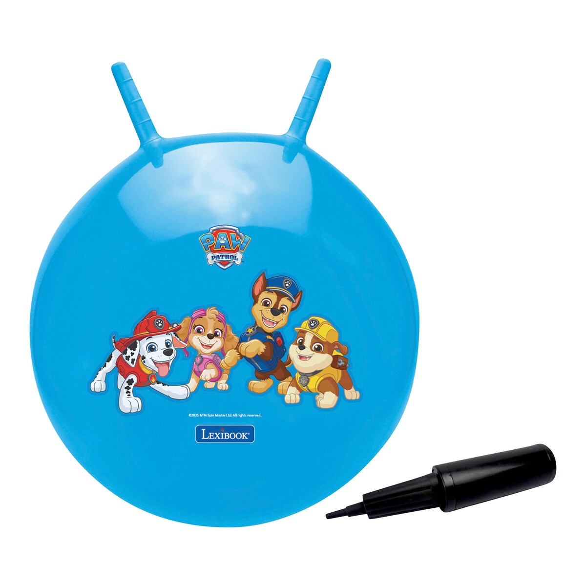 Hoppeball Paw Patrol 45 cm forfra med karakterer
