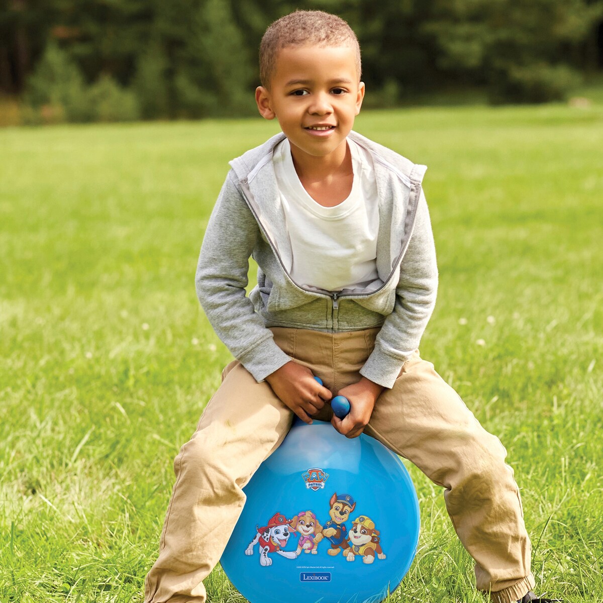 Hoppeball Paw Patrol 45 cm bakside med håndtak