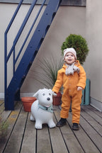 Hoppedyr hund med luftpumpe Kindsgut bakside