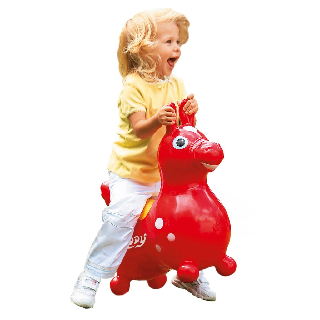 Hoppehest Rody i PVC forfra