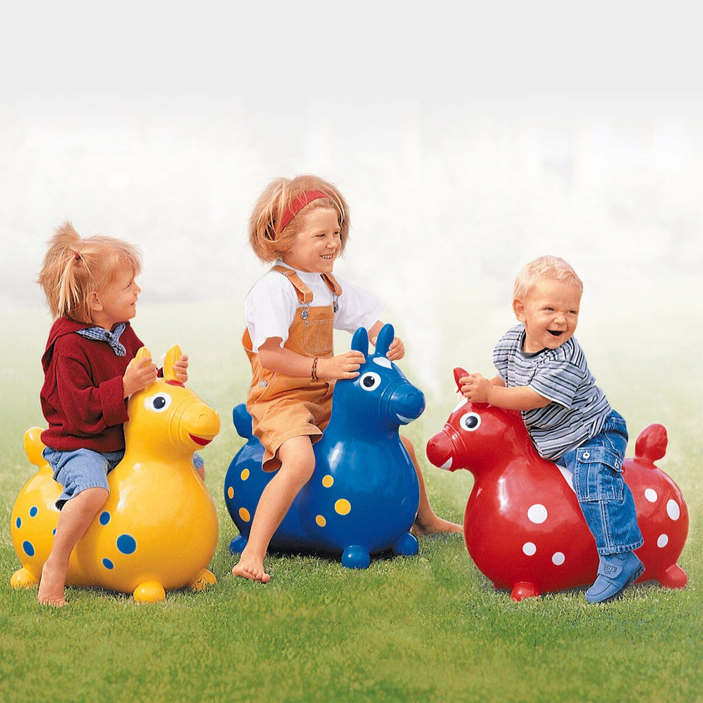 Hoppehest Rody i PVC, sittehøyde 25 cm, fra 3 år - Gymnic