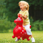 Hoppehest Rody i PVC bakside