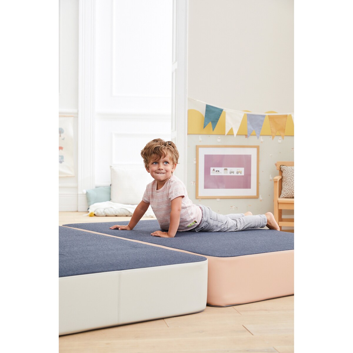 Hoppemadrass XL med fjærkjerne 140 x 90 x 21 cm - solini