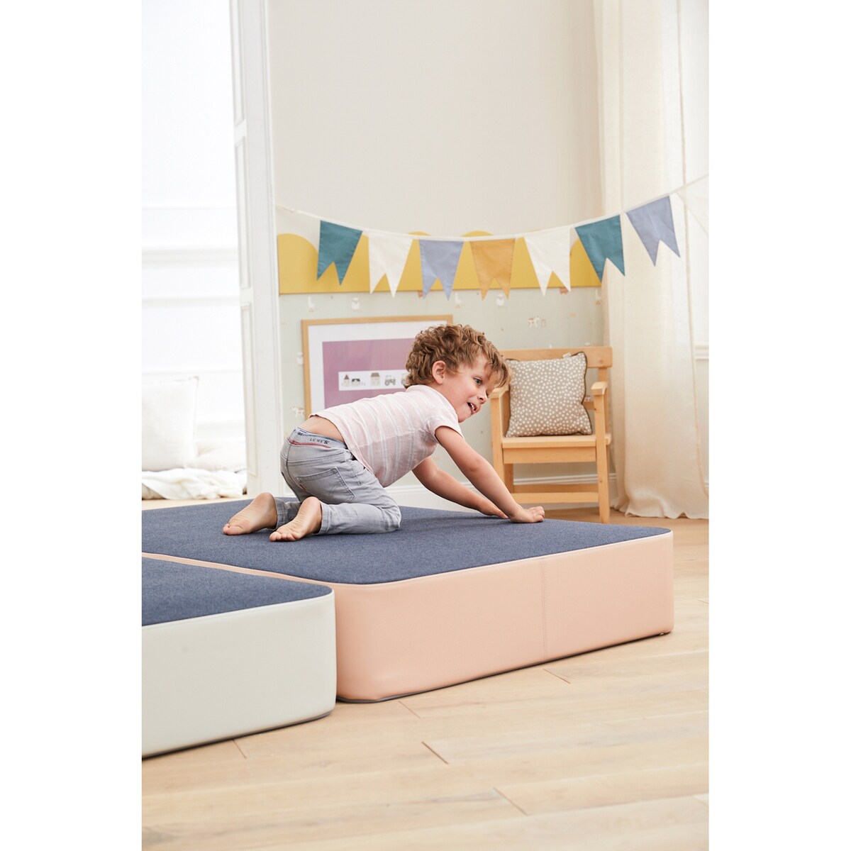 Hoppemadrass XL med fjærkjerne 140 x 90 x 21 cm - solini