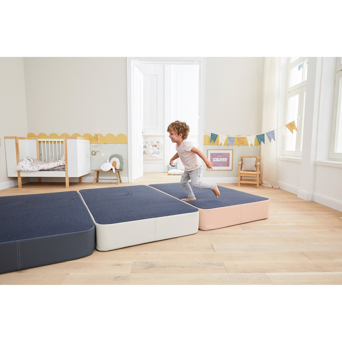 Hoppemadrass XL med fjærkjerne 140 x 90 x 21 cm - solini