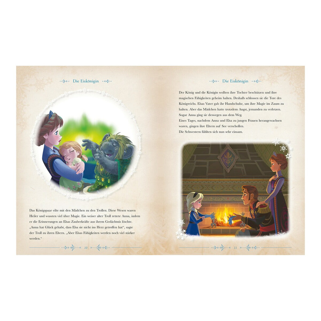 Høytlesningsbok Disney Frost gullbok bakside