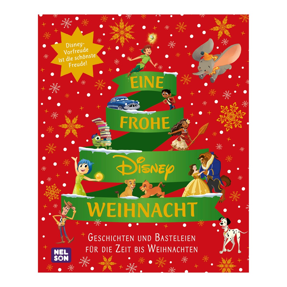 Høytlesningsbok Disney god jul 144 sider forside