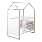 Husseng Cabane 60x120 cm med justerbar lattenrost forfra