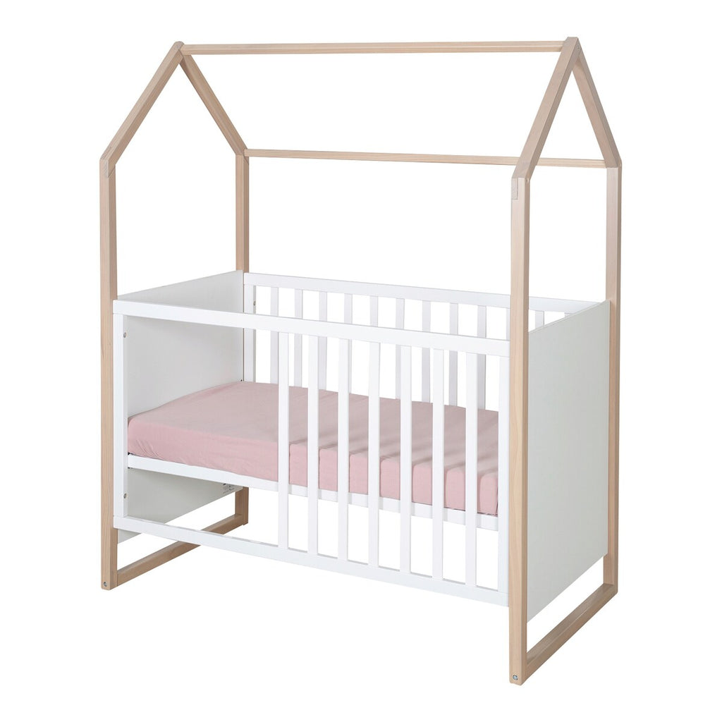 Husseng Cabane 60x120 cm med justerbar lattenrost bakside