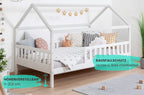 Husseng Kay Montessori 120x200 cm furu hvit montert i barnerom