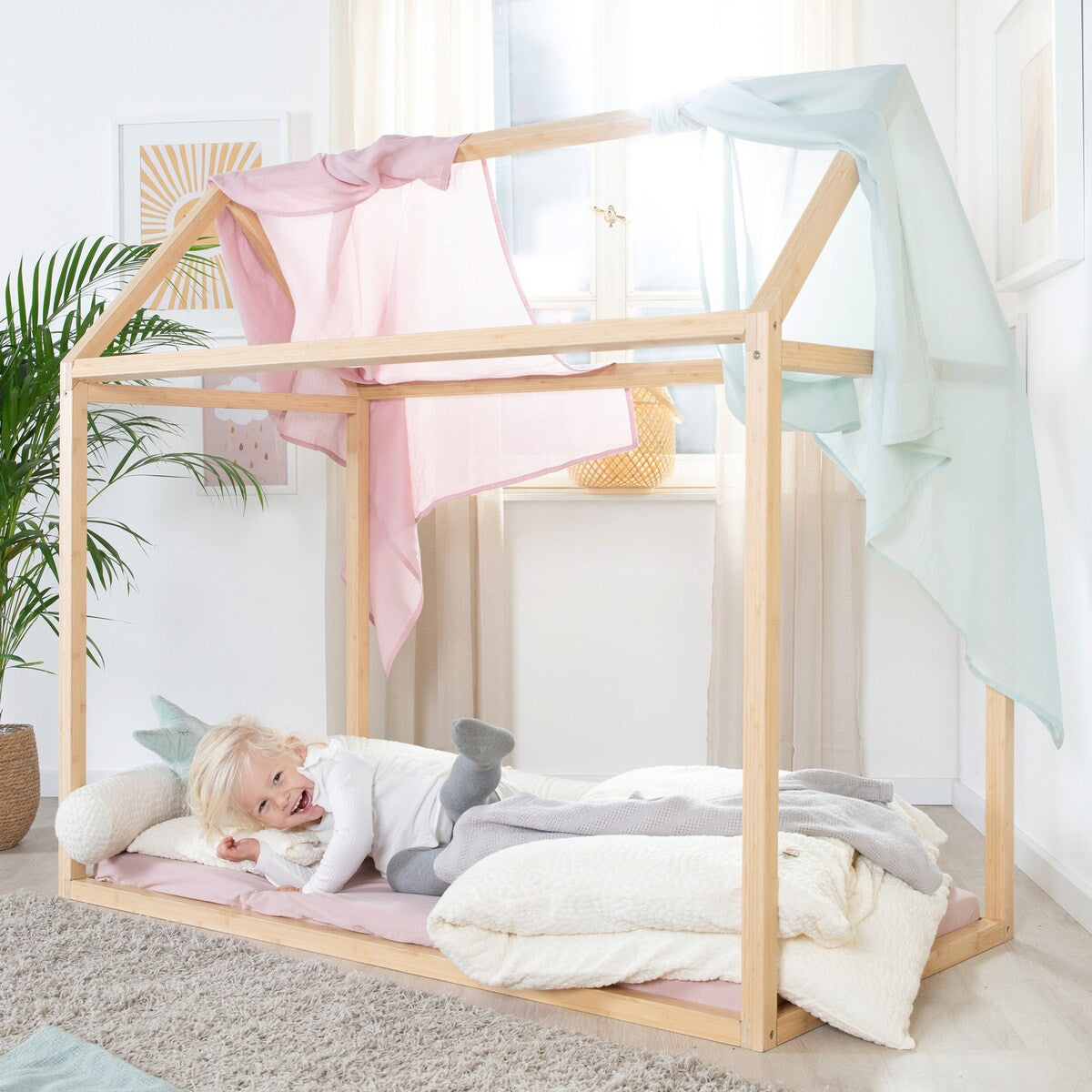 Husseng Montessori i bambus, gulvnivå - roba bakside