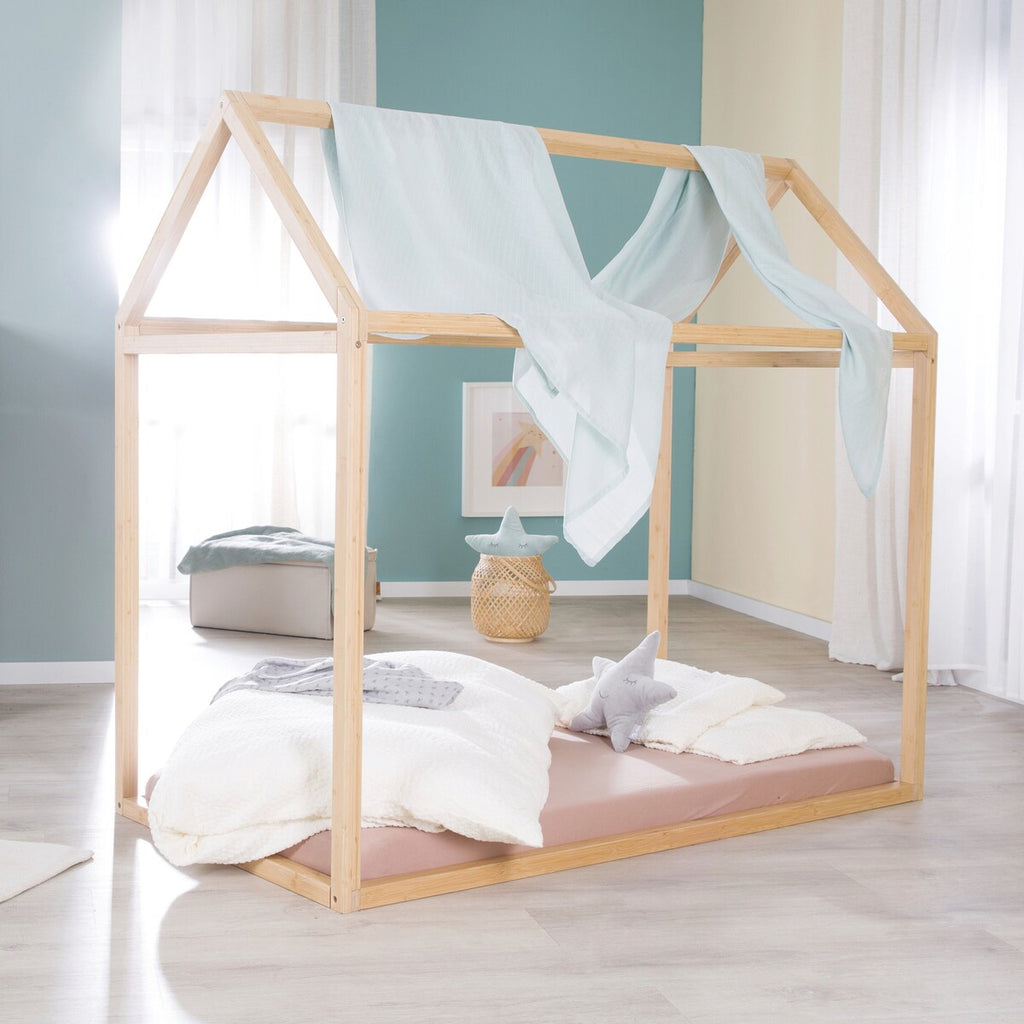 Detalj av Husseng Montessori i bambus, gulvnivå - roba