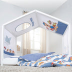 Lommer med oppbevaring på Husseng-trekk 70 x 140 cm Paw Patrol med lommer
