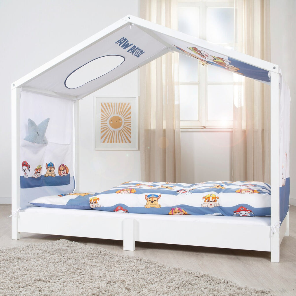 Visning av bånd for festing av Husseng-trekk 70 x 140 cm Paw Patrol med lommer