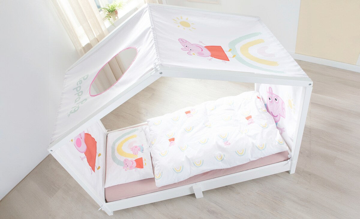 Husseng-trekk 70 x 140 cm Peppa Pig med lommer - roba