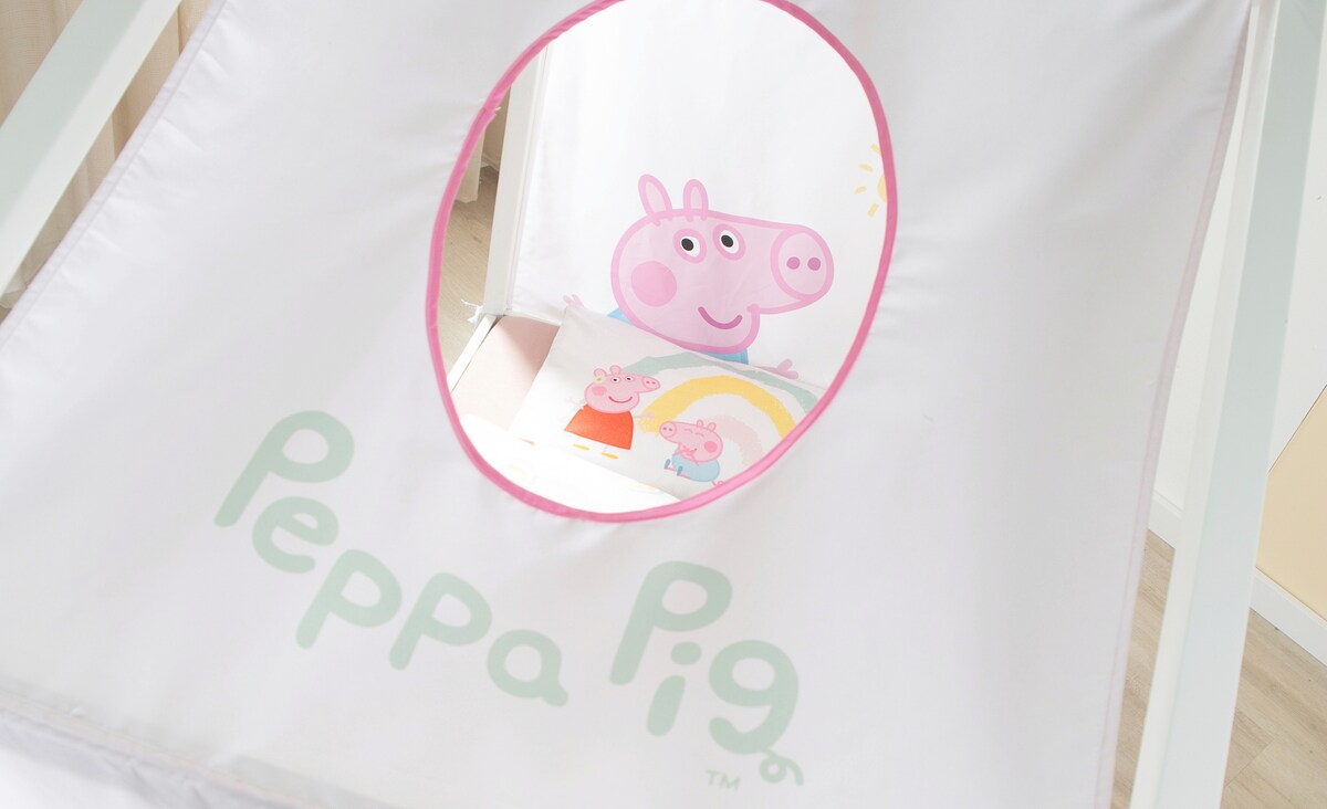 Husseng-trekk 70 x 140 cm Peppa Pig med lommer - roba