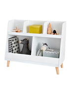Hylle for barnerom KONFETTI MDF 84x70 cm hvit forfra