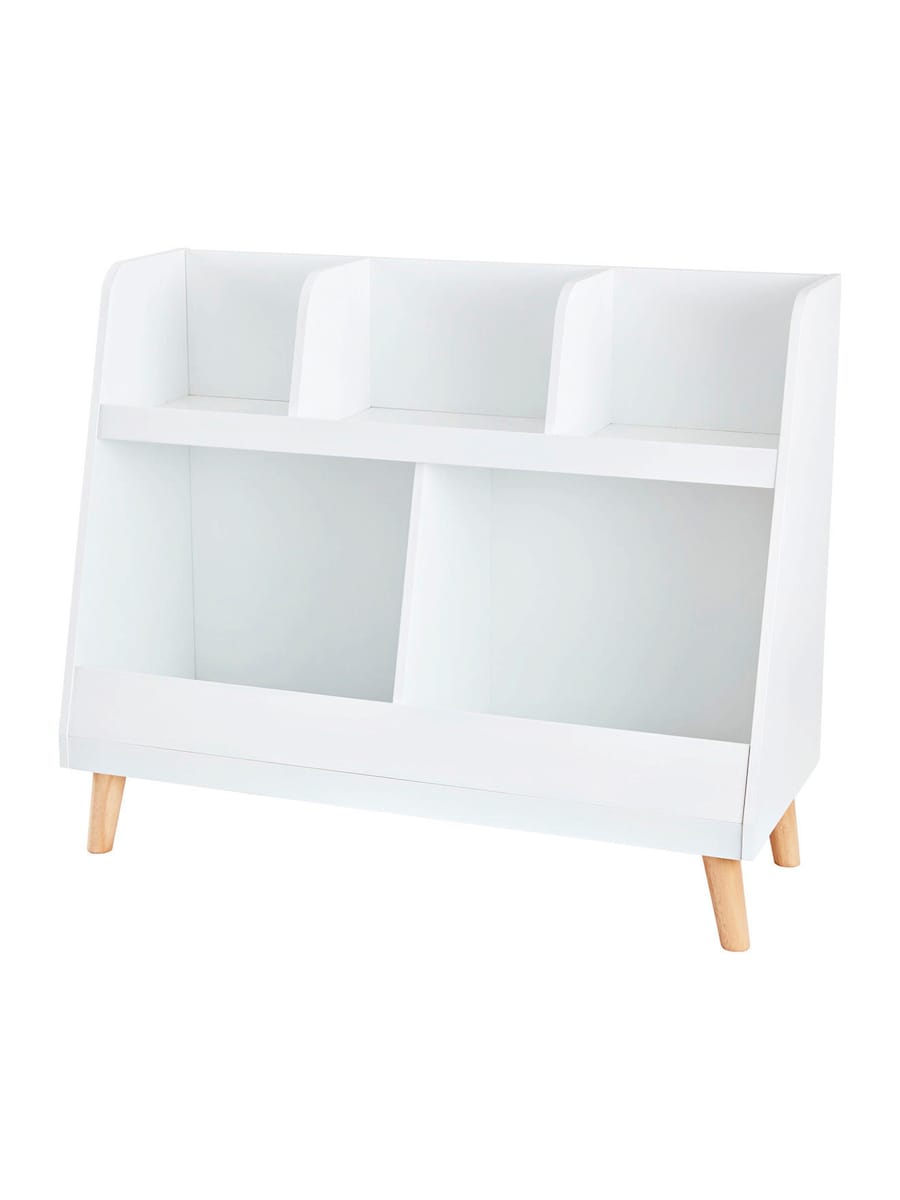 Hylle for barnerom KONFETTI MDF 84x70 cm hvit bakside