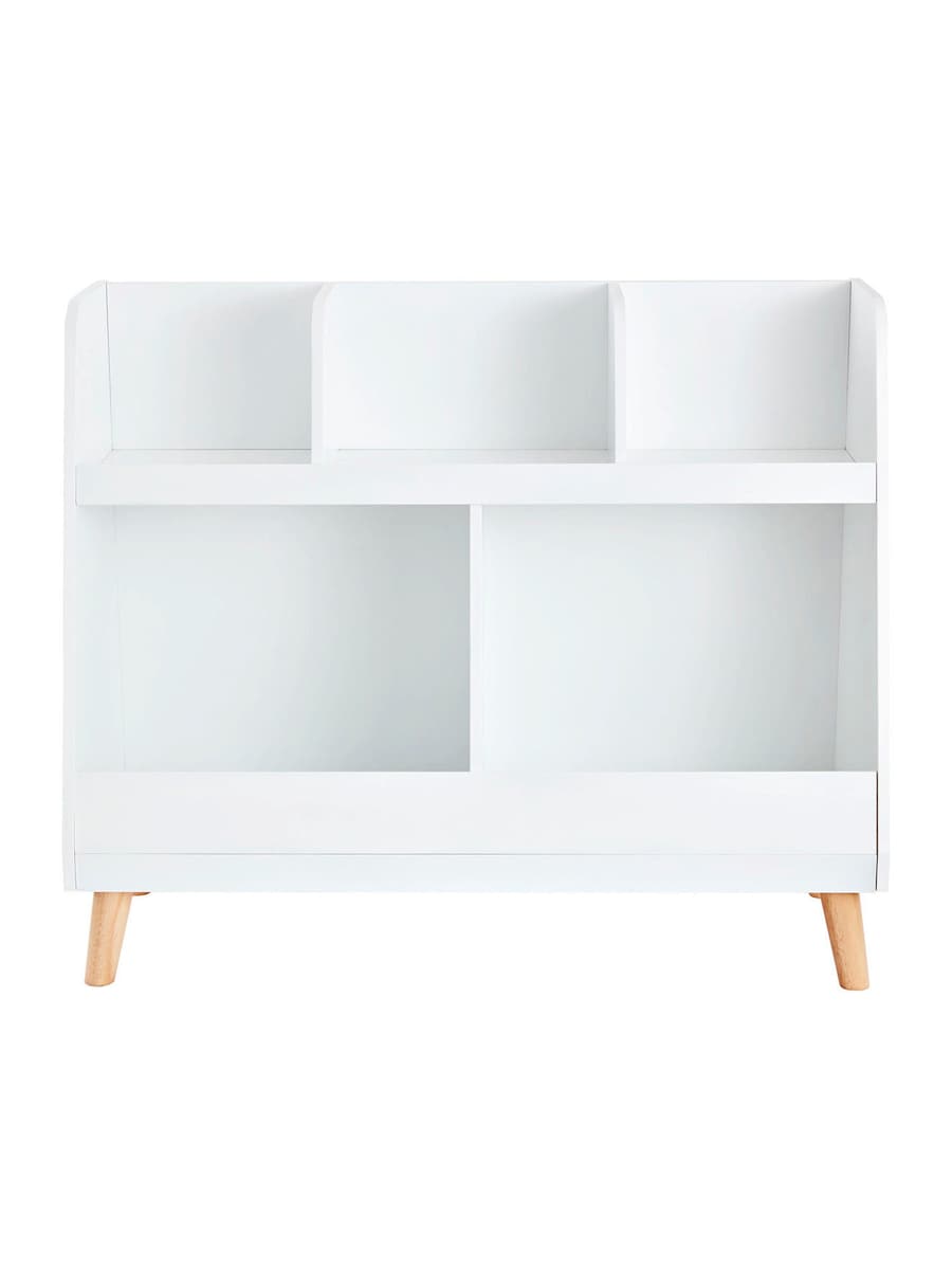 Detalj av hylle for barnerom KONFETTI MDF 84x70 cm hvit