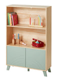 Hylleskap for barnerom REGENBOGEN 123x80 cm MDF forfra
