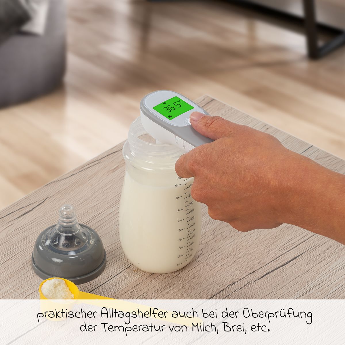 Infrarødt febertermometer 4-i-1 Colour MaxTemp for temperaturmåling i øret
