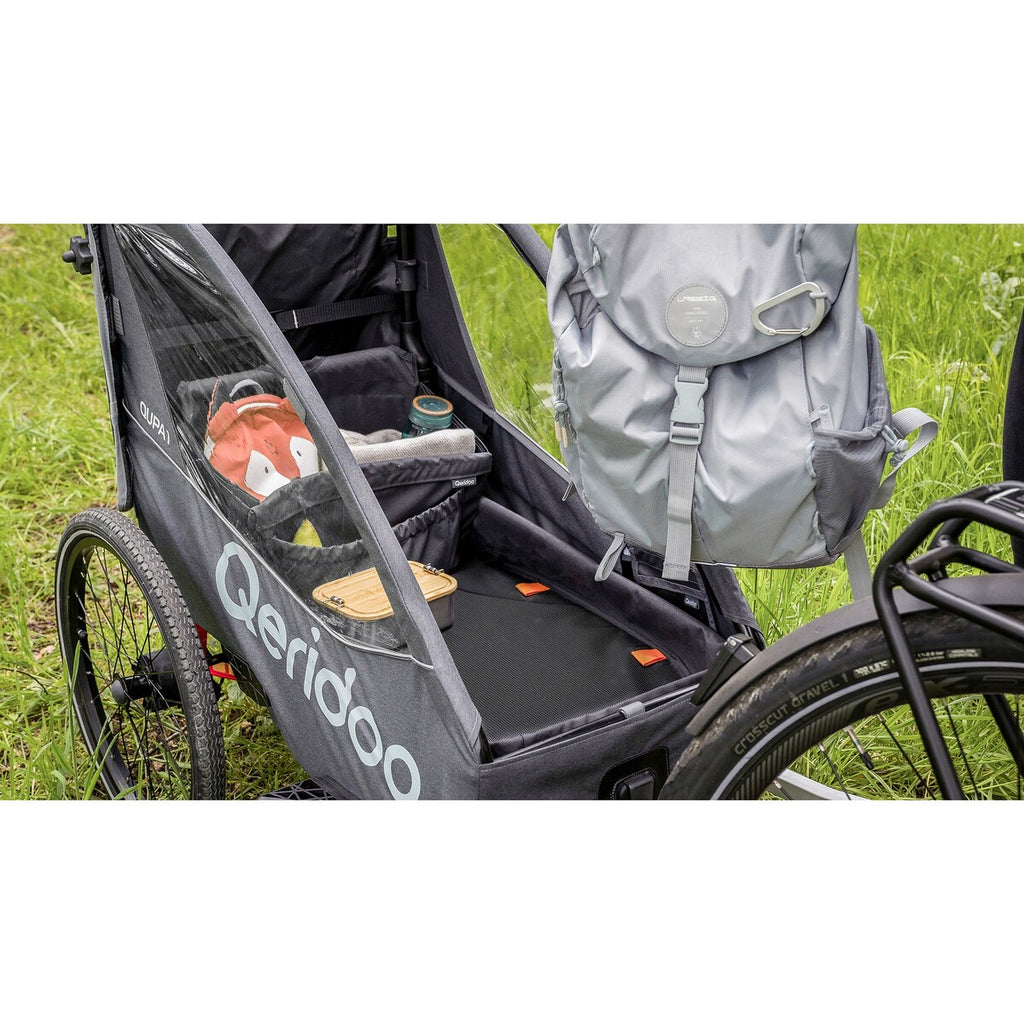 Innleggsplate for tosetere sykkeltilhenger Kidgoo med sykkeltilhenger
