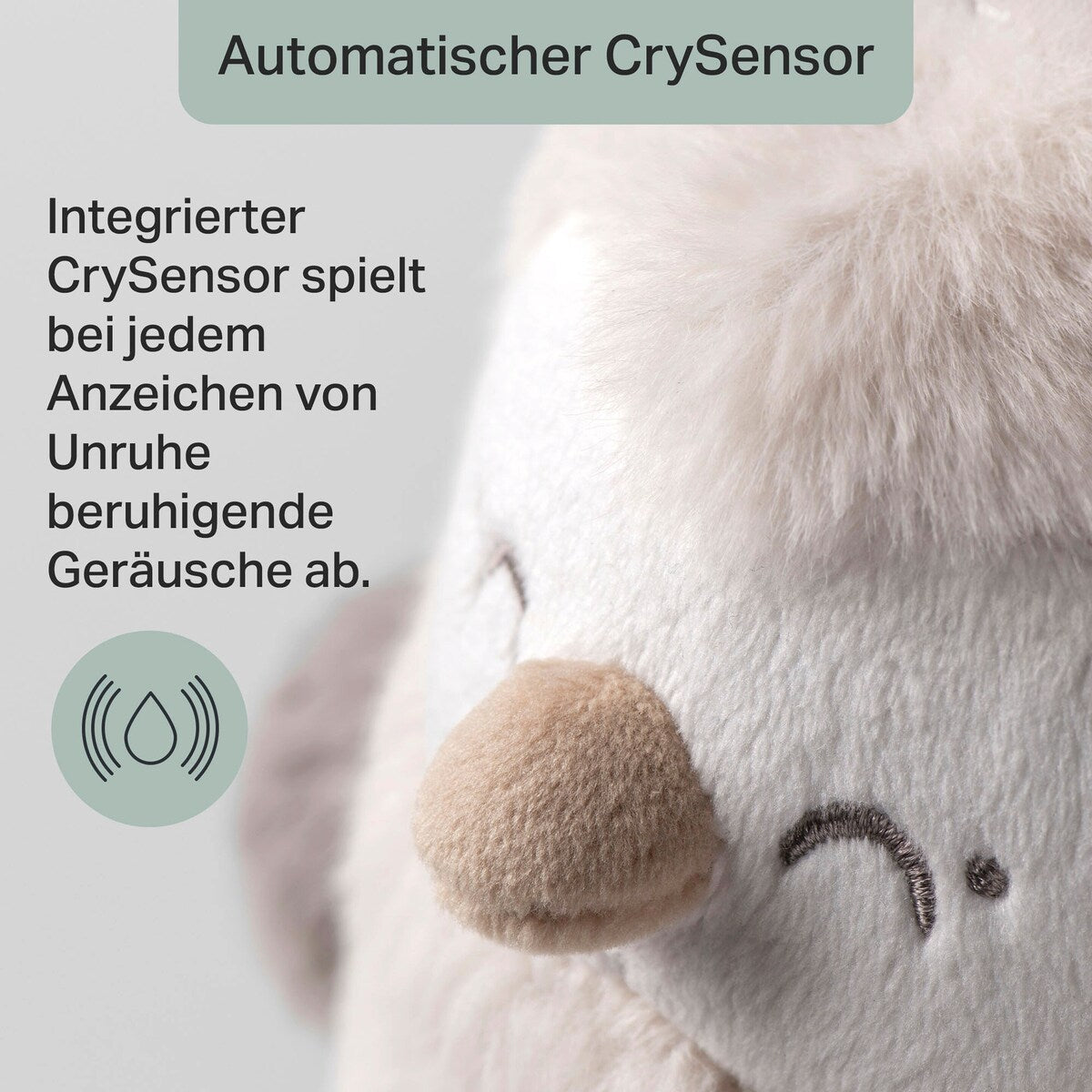 Innsovningshjelp Mini med 6 lyder og CrySensor - Tommee Tippee