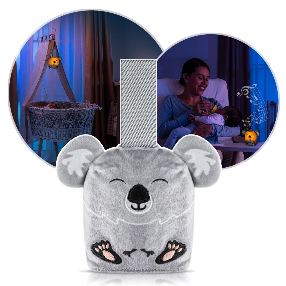 Innsovningshjelp Sleepy Koala med lys og melodier forfra