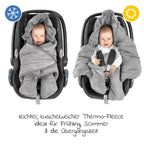 Innsvøpsteppe for babystol lett fôret Zamboo bakside