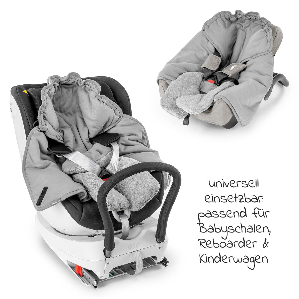 Innsvøpsteppe for babystol lett fôret Zamboo sammenlagt
