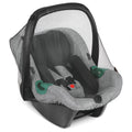 Insektnett til babystol Tulip og Hazel, svart - ABC Design montert på babystol