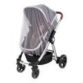 Insektsnett universal for barnevogn, buggy og reiseseng sett forfra