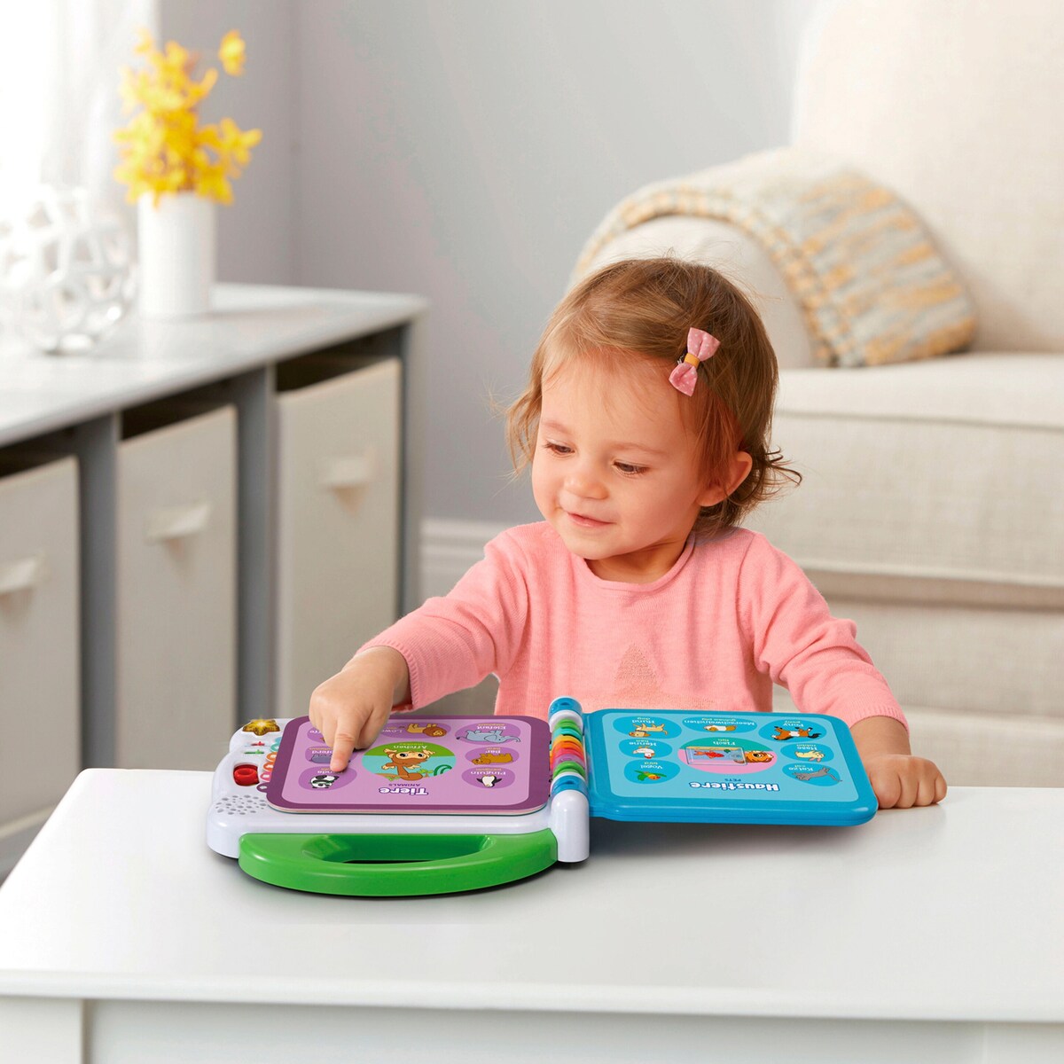 Interaktiv ordbok med 100 ord fra 2 år - VTech Baby nærbilde av knapp