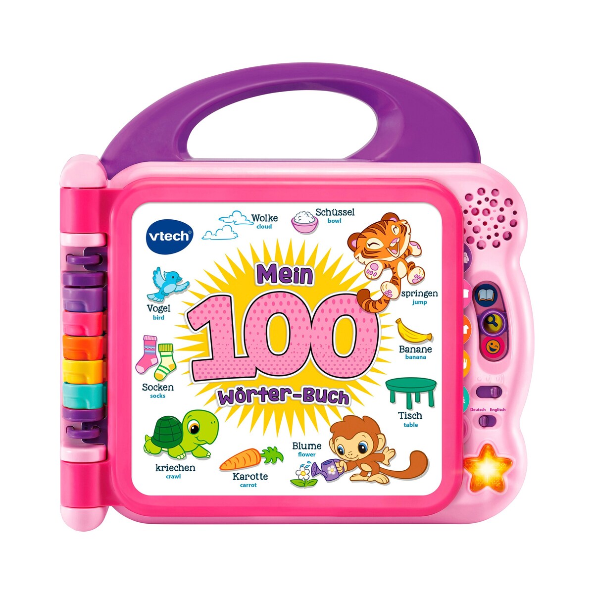 Interaktiv ordbok med 100 ord fra 2 år - VTech Baby fargerike illustrasjoner