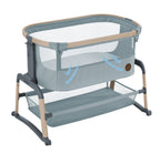 Iora Air bedside-seng Beyond Grey detalj av stoff