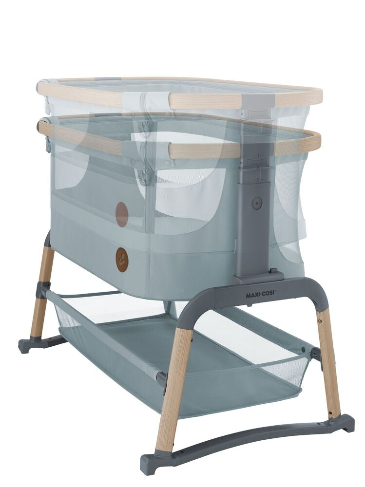 Iora Air bedside-seng Beyond Grey nærbilde av madrass