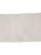 Isbjørnpute med ører, nakkepølse i teddyfleece 60 cm bakside