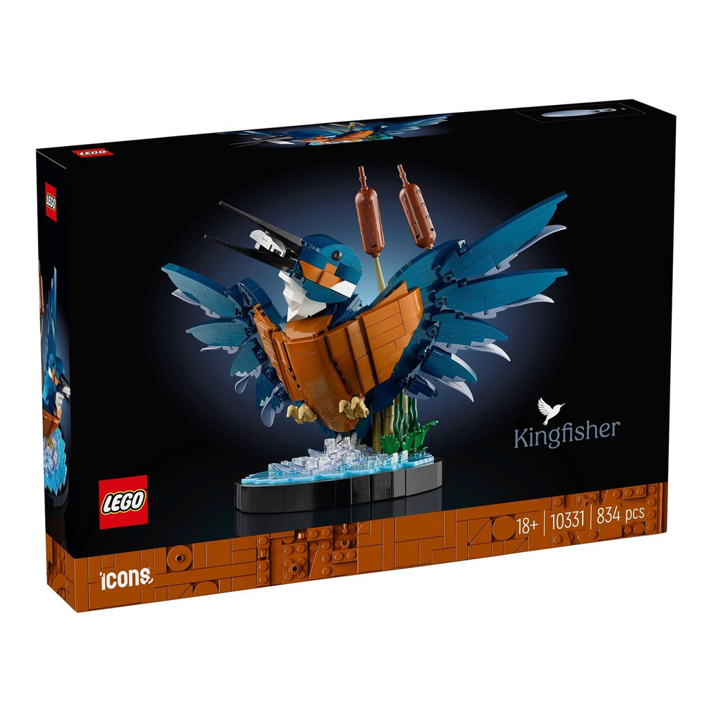 Isfugl dekorasjonsmodell 834 deler fra 18 år LEGO Icons forfra