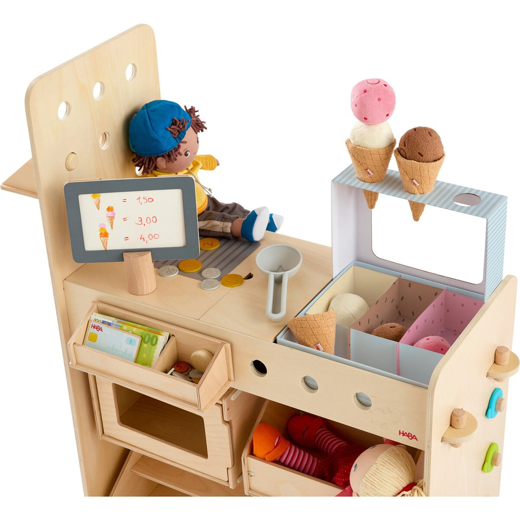 Iskrembar Creative Play med magnetkuler montert som salgsstand
