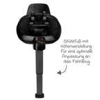 Isofix-base BASE next 360° dreibar for Pipa next, svart - Nuna montert i bil