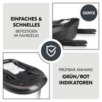 Isofix-base i-Size for babystol Drive N Care Base - Hauck montert i bil