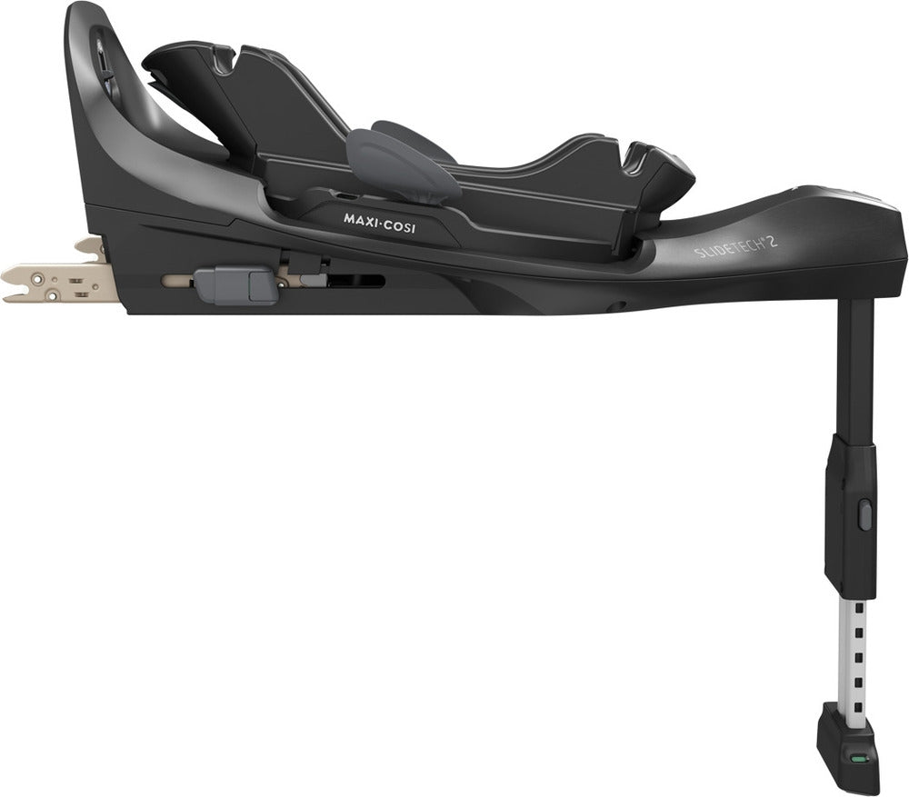 ISOFIX-base FamilyFix Slide Pro 40-105 cm Black detalj av festemekanisme