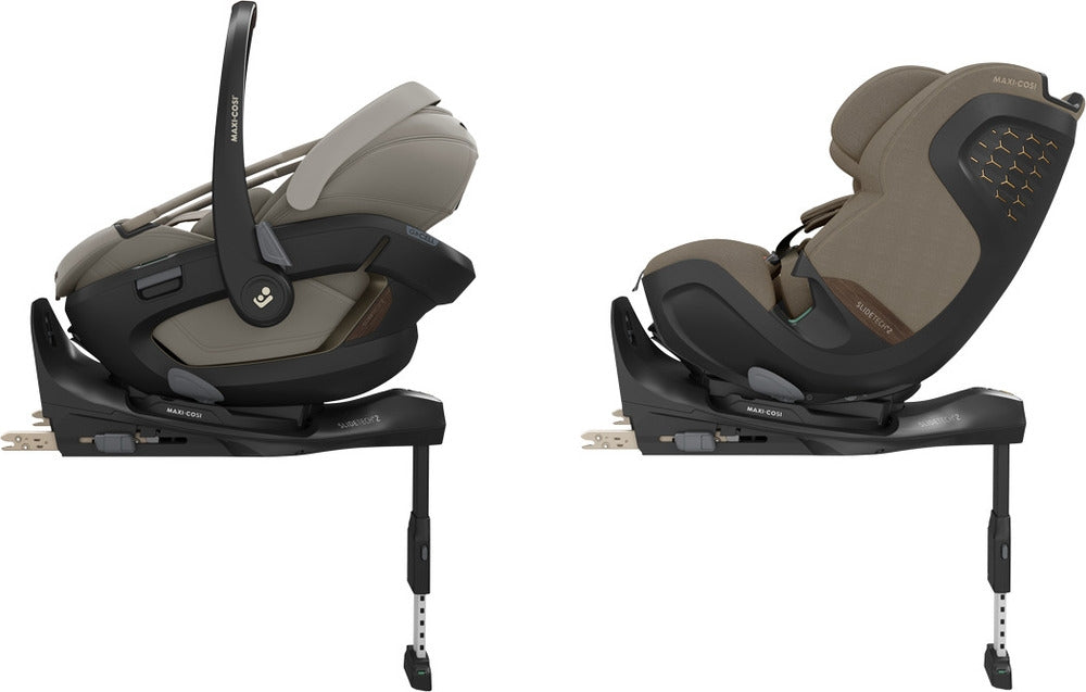 ISOFIX-base FamilyFix Slide Pro 40-105 cm Black visuell indikator