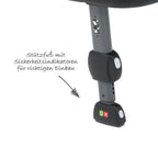 Isofix-base i-Base Advance for i-Snug og i-Gemm sideprofil